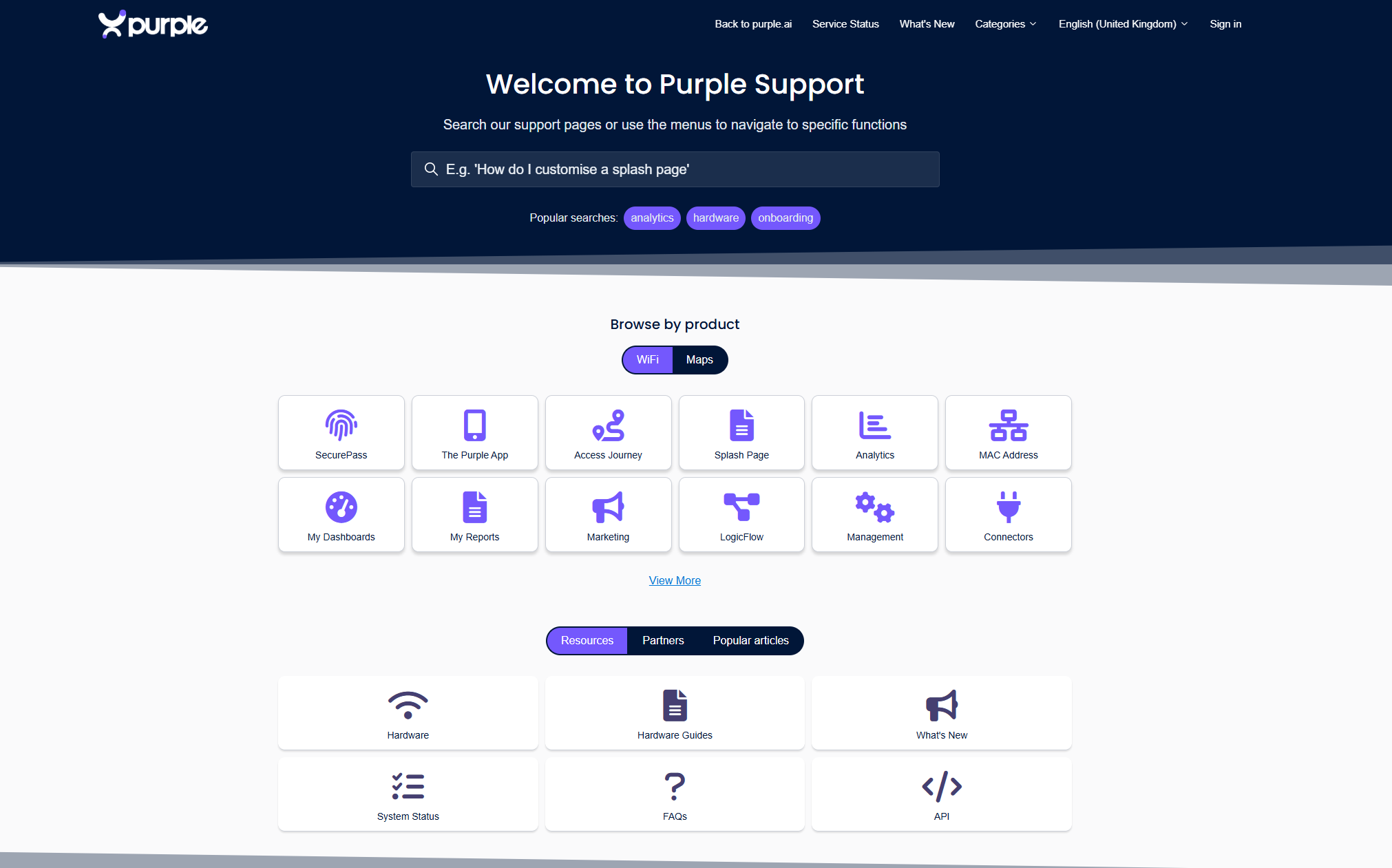 Purple Support